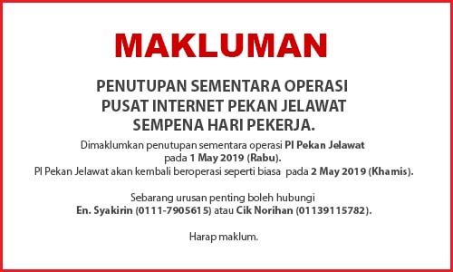 NOTIS PENUTUPAN PI 1may
