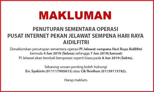 Raya NOTIS PENUTUPAN PI